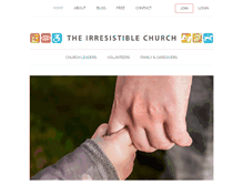 Tablet Screenshot of irresistiblechurch.org